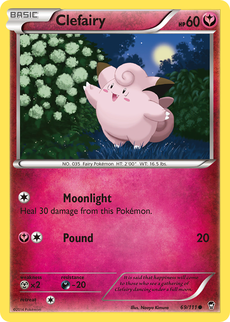 Clefairy (69/111) [XY: Furious Fists] | Arkham Games and Comics