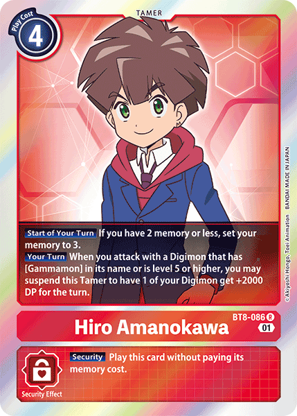 Hiro Amanokawa [BT8-086] [New Awakening] | Arkham Games and Comics