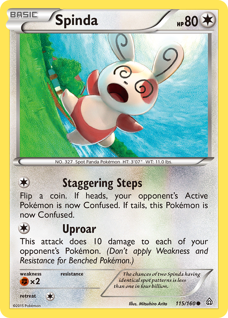 Spinda (115/160) [XY: Primal Clash] | Arkham Games and Comics