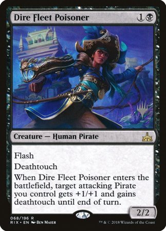 Dire Fleet Poisoner [Rivals of Ixalan Promos] | Arkham Games and Comics