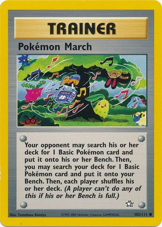 Pokemon March (102/111) [Neo Genesis Unlimited] | Arkham Games and Comics