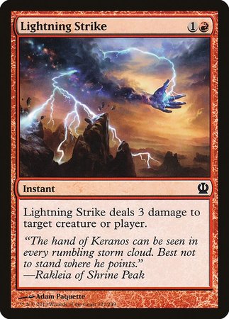 Lightning Strike [Theros] | Arkham Games and Comics