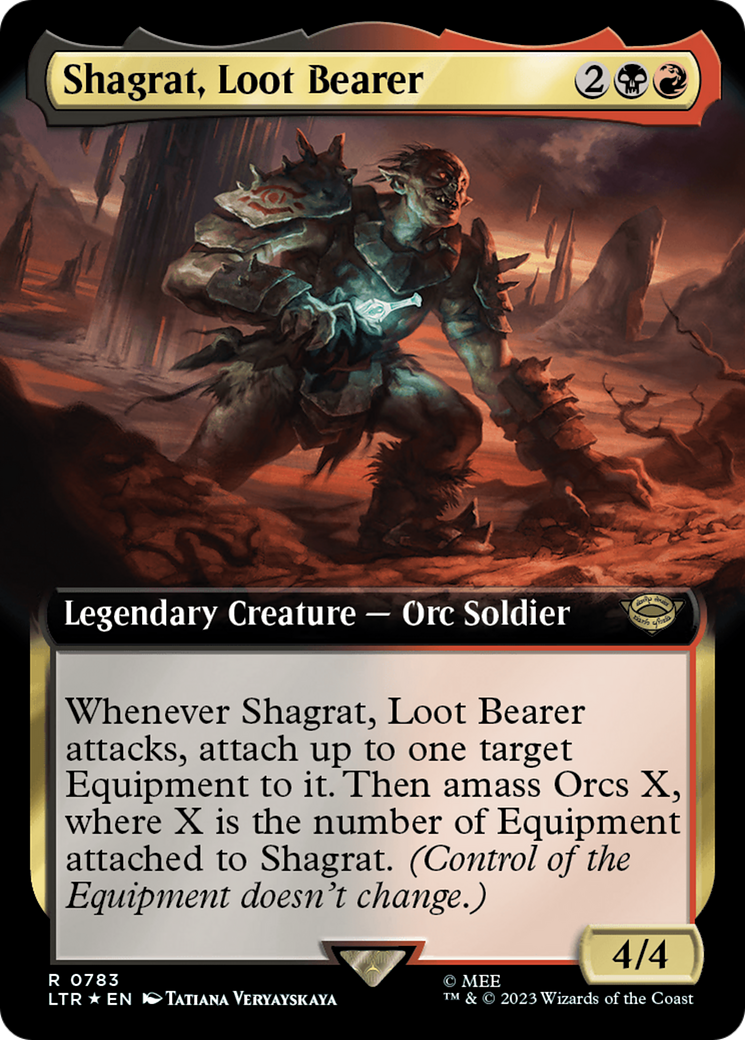 Shagrat, Loot Bearer (Extended Art) (Surge Foil) [The Lord of the Rings: Tales of Middle-Earth] | Arkham Games and Comics