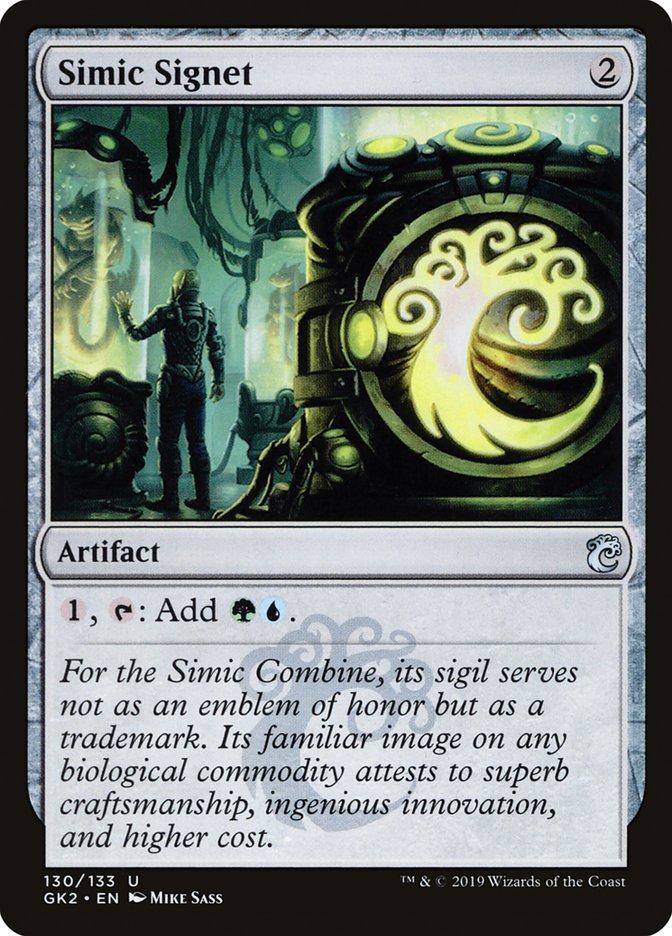 Simic Signet [Ravnica Allegiance Guild Kit] | Arkham Games and Comics