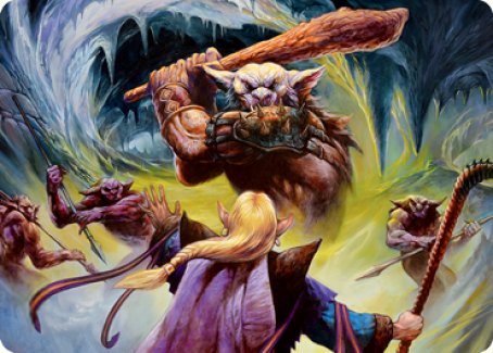 Den of the Bugbear (Dungeon Module) Art Card [Dungeons & Dragons: Adventures in the Forgotten Realms Art Series] | Arkham Games and Comics