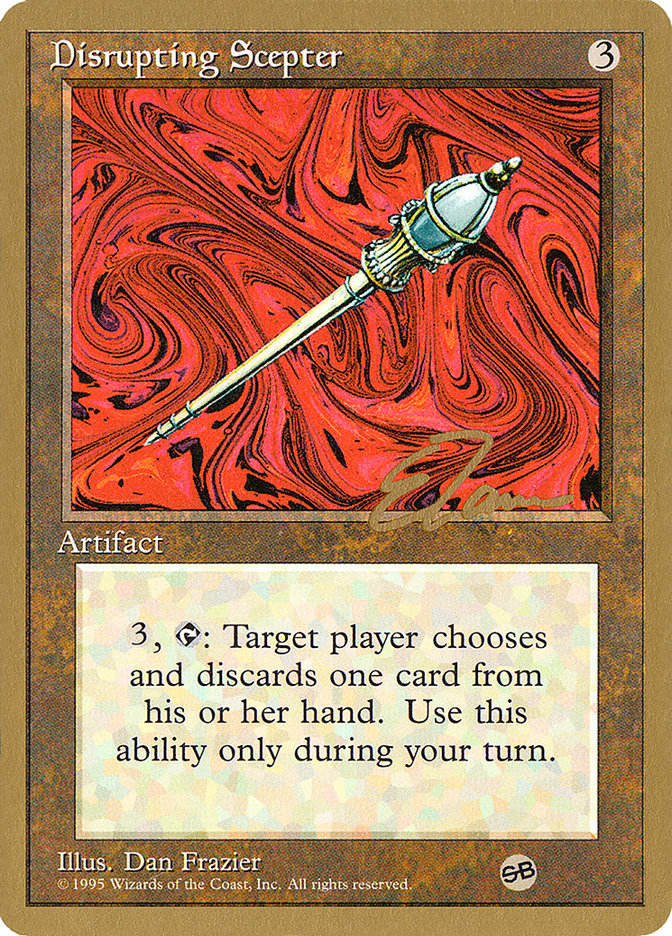 Disrupting Scepter (Eric Tam) (SB) [Pro Tour Collector Set] | Arkham Games and Comics