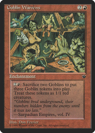 Goblin Warrens [Fallen Empires] | Arkham Games and Comics