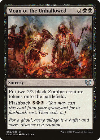 Moan of the Unhallowed [Duel Decks: Blessed vs. Cursed] | Arkham Games and Comics