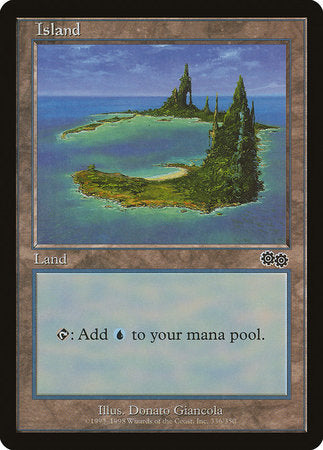 Island (336) [Urza's Saga] | Arkham Games and Comics