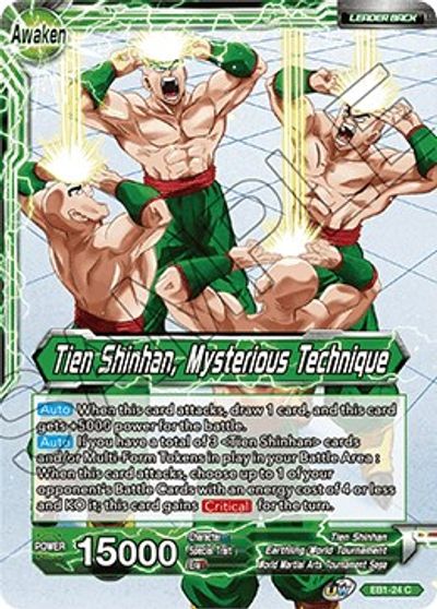 Tien Shinhan // Tien Shinhan, Mysterious Technique (EB1-024) [Battle Evolution Booster] | Arkham Games and Comics