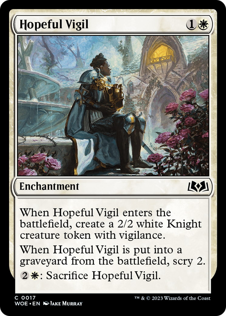 Hopeful Vigil [Wilds of Eldraine] | Arkham Games and Comics