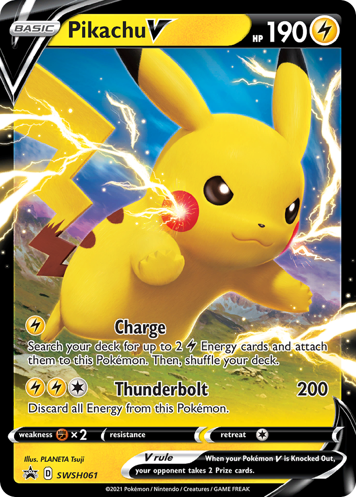 Pikachu V (SWSH061) [Sword & Shield: Black Star Promos] | Arkham Games and Comics