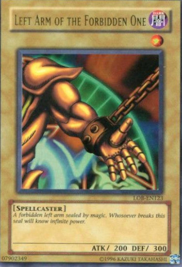 Left Arm of the Forbidden One [LOB-EN123] Ultra Rare | Arkham Games and Comics