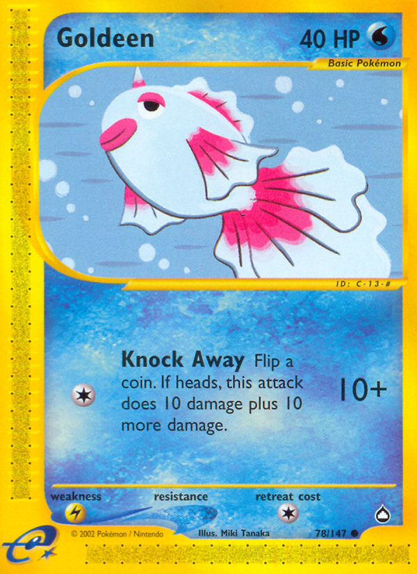 Goldeen (78/147) [Aquapolis] | Arkham Games and Comics