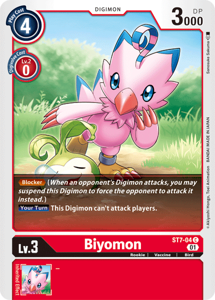 Biyomon [ST7-04] [Starter Deck: Gallantmon] | Arkham Games and Comics