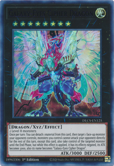 Galaxy-Eyes Cipher Dragon (Purple) [DLCS-EN125] Ultra Rare | Arkham Games and Comics