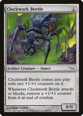 Clockwork Beetle [Mirrodin] | Arkham Games and Comics