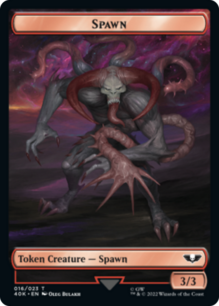 Spawn // Plaguebearer of Nurgle [Universes Beyond: Warhammer 40,000 Tokens] | Arkham Games and Comics