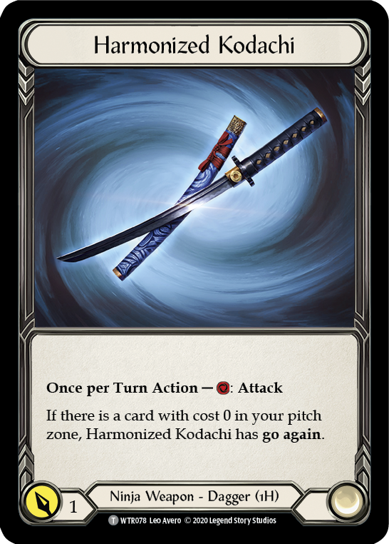 Harmonized Kodachi // Quicken [U-WTR078 // U-WTR225] (Welcome to Rathe Unlimited)  Unlimited Normal | Arkham Games and Comics