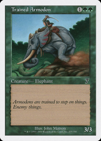 Trained Armodon [Seventh Edition] | Arkham Games and Comics