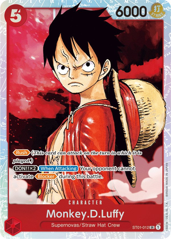 Monkey.D.Luffy (012) [Starter Deck: Straw Hat Crew] | Arkham Games and Comics