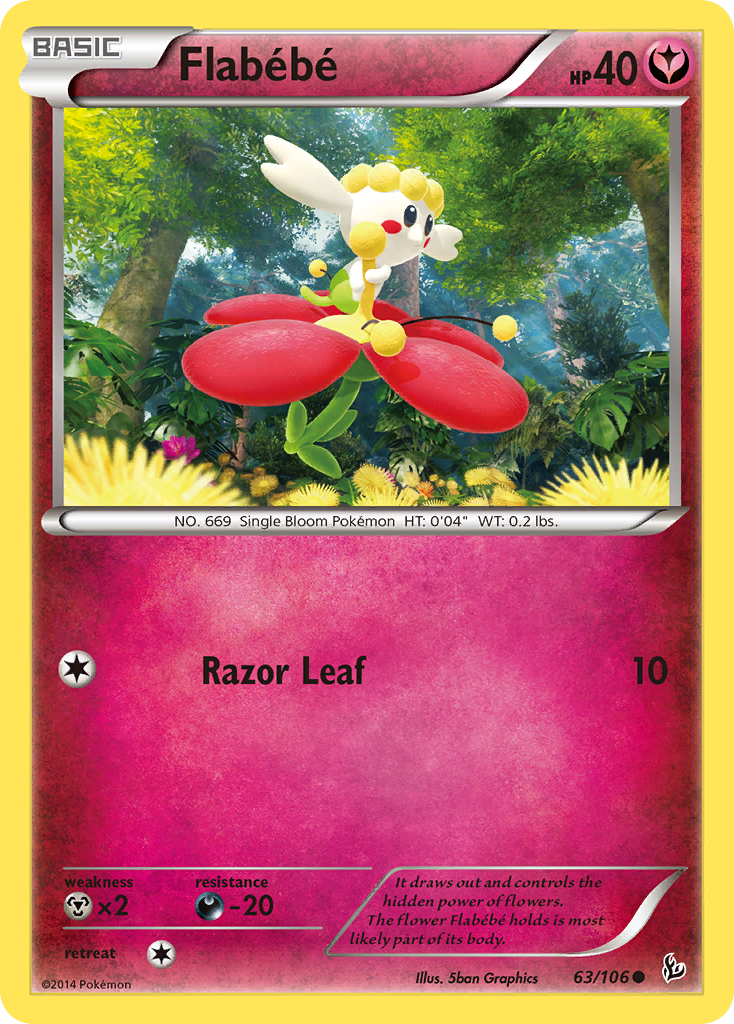 Flabebe (63/106) [XY: Flashfire] | Arkham Games and Comics