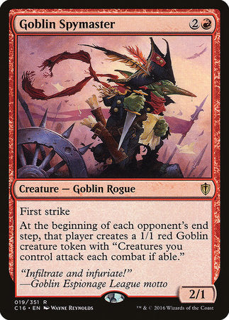 Goblin Spymaster [Commander 2016] | Arkham Games and Comics