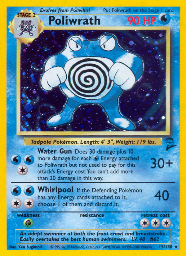 Poliwrath (15/130) [Base Set 2] | Arkham Games and Comics