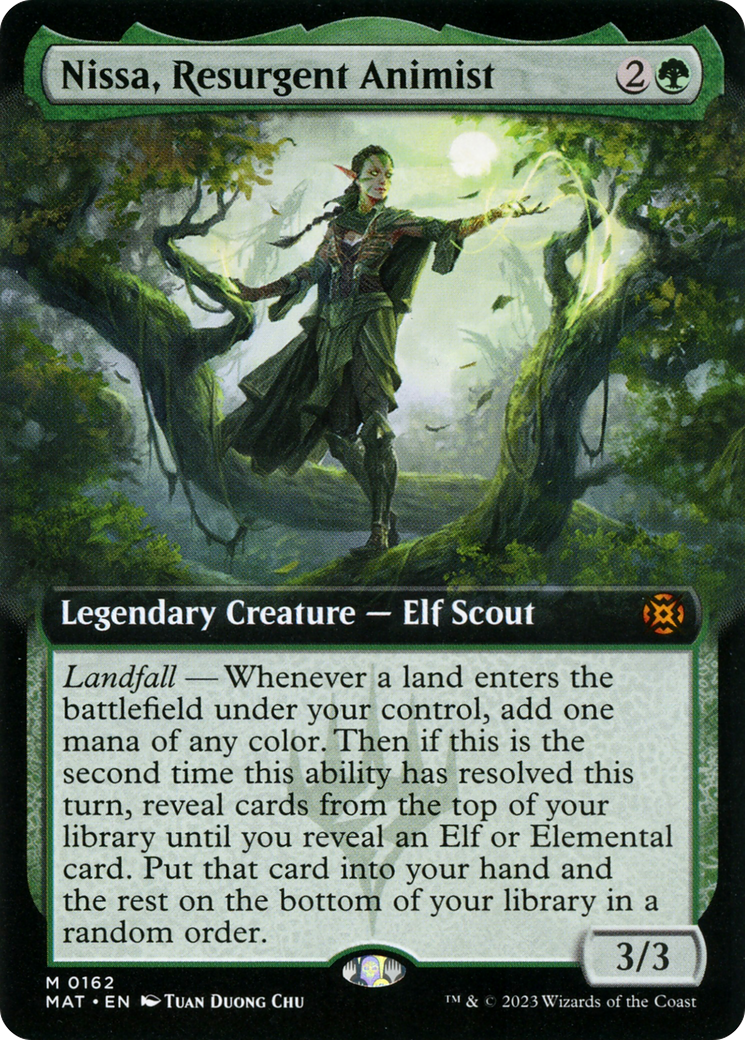 Nissa, Resurgent Animist (Extended Art) [March of the Machine: The Aftermath] | Arkham Games and Comics