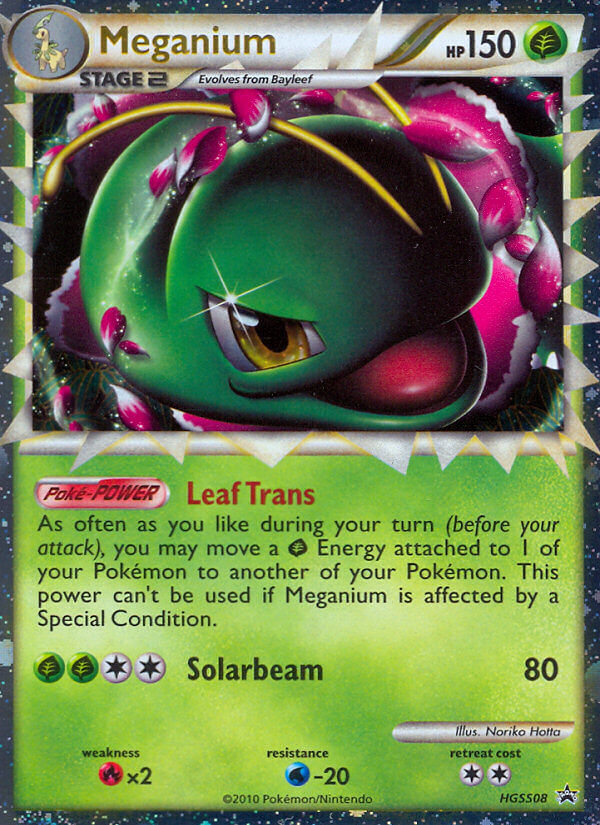 Meganium (HGSS08) [HeartGold & SoulSilver: Black Star Promos] | Arkham Games and Comics