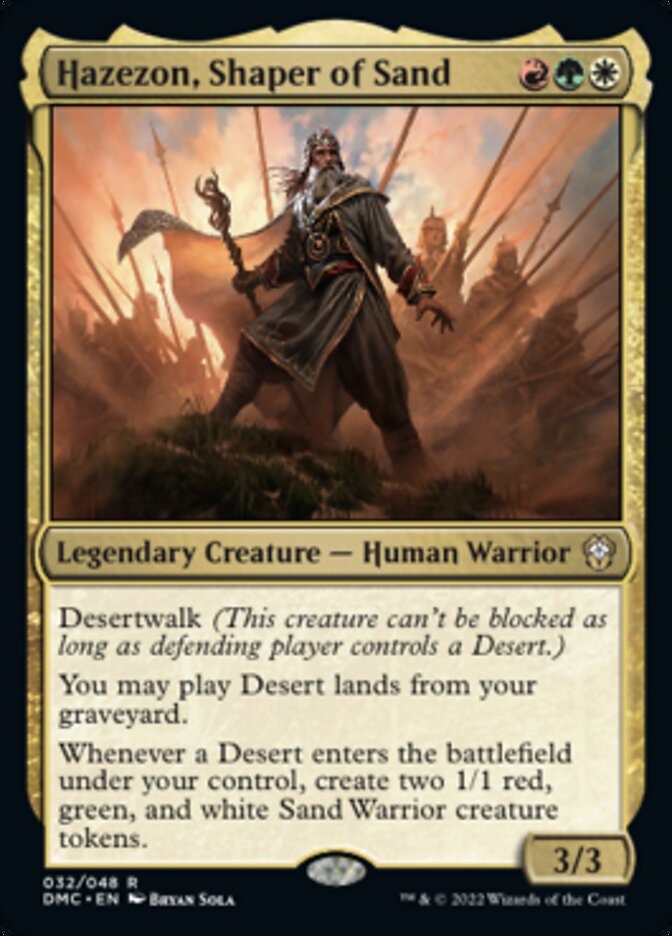 Hazezon, Shaper of Sand [Dominaria United Commander] | Arkham Games and Comics