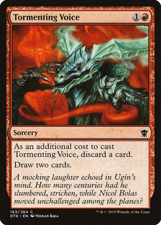 Tormenting Voice [Dragons of Tarkir] | Arkham Games and Comics