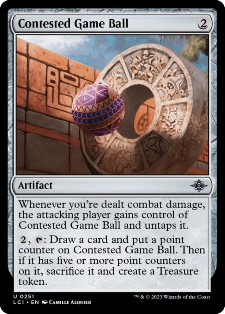 Contested Game Ball [The Lost Caverns of Ixalan] | Arkham Games and Comics