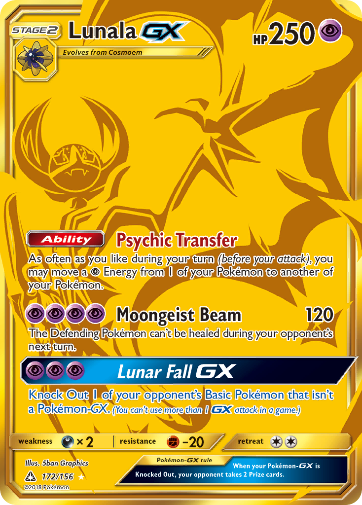 Lunala GX (172/156) [Sun & Moon: Ultra Prism] | Arkham Games and Comics