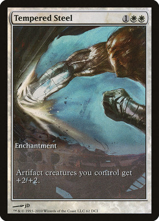 Tempered Steel [Scars of Mirrodin Promos] | Arkham Games and Comics