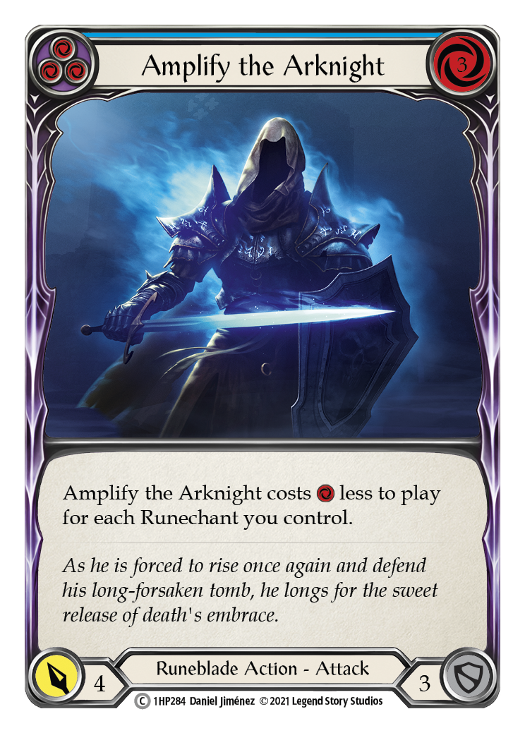 Amplify the Arknight (Blue) [1HP284] (History Pack 1) | Arkham Games and Comics