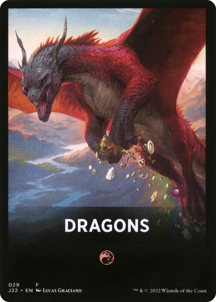 Dragons Theme Card [Jumpstart 2022 Front Cards] | Arkham Games and Comics