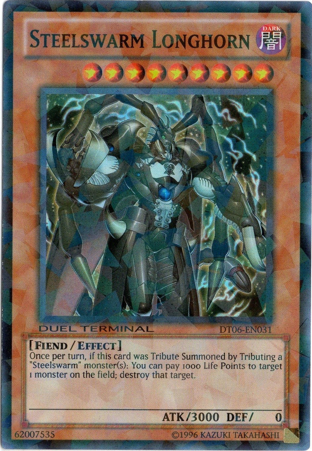 Steelswarm Longhorn [DT06-EN031] Super Rare | Arkham Games and Comics