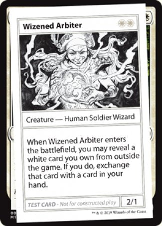 Wizened Arbiter (2021 Edition) [Mystery Booster Playtest Cards] | Arkham Games and Comics