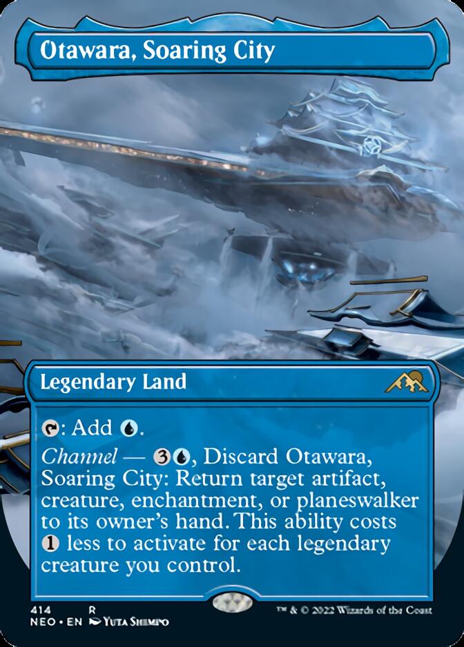 Otawara, Soaring City (Borderless) [Kamigawa: Neon Dynasty] | Arkham Games and Comics