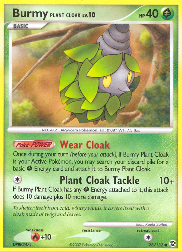 Burmy Plant Cloak (78/132) [Diamond & Pearl: Secret Wonders] | Arkham Games and Comics