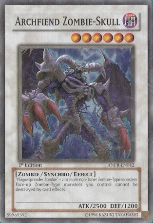 Archfiend Zombie-Skull [ANPR-EN042] Super Rare | Arkham Games and Comics