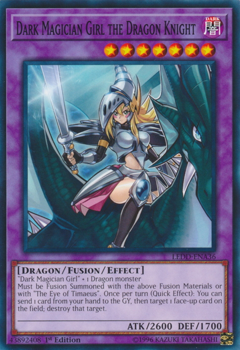 Dark Magician Girl the Dragon Knight [LEDD-ENA36] Common | Arkham Games and Comics