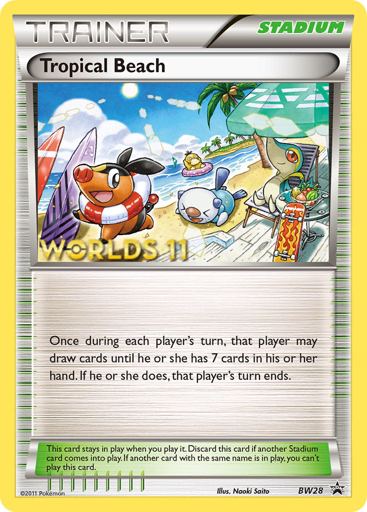 Tropical Beach (BW28) (Finalist) [Black & White: Black Star Promos] | Arkham Games and Comics