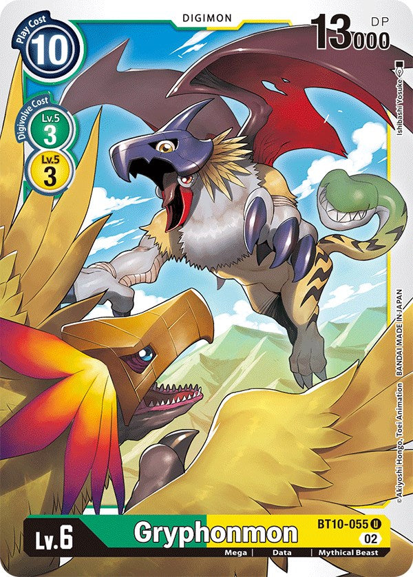 Gryphonmon [BT10-055] [Xros Encounter] | Arkham Games and Comics