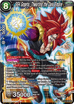 SS4 Gogeta, Thwarting the Dark Empire (BT14-129) [Cross Spirits] | Arkham Games and Comics