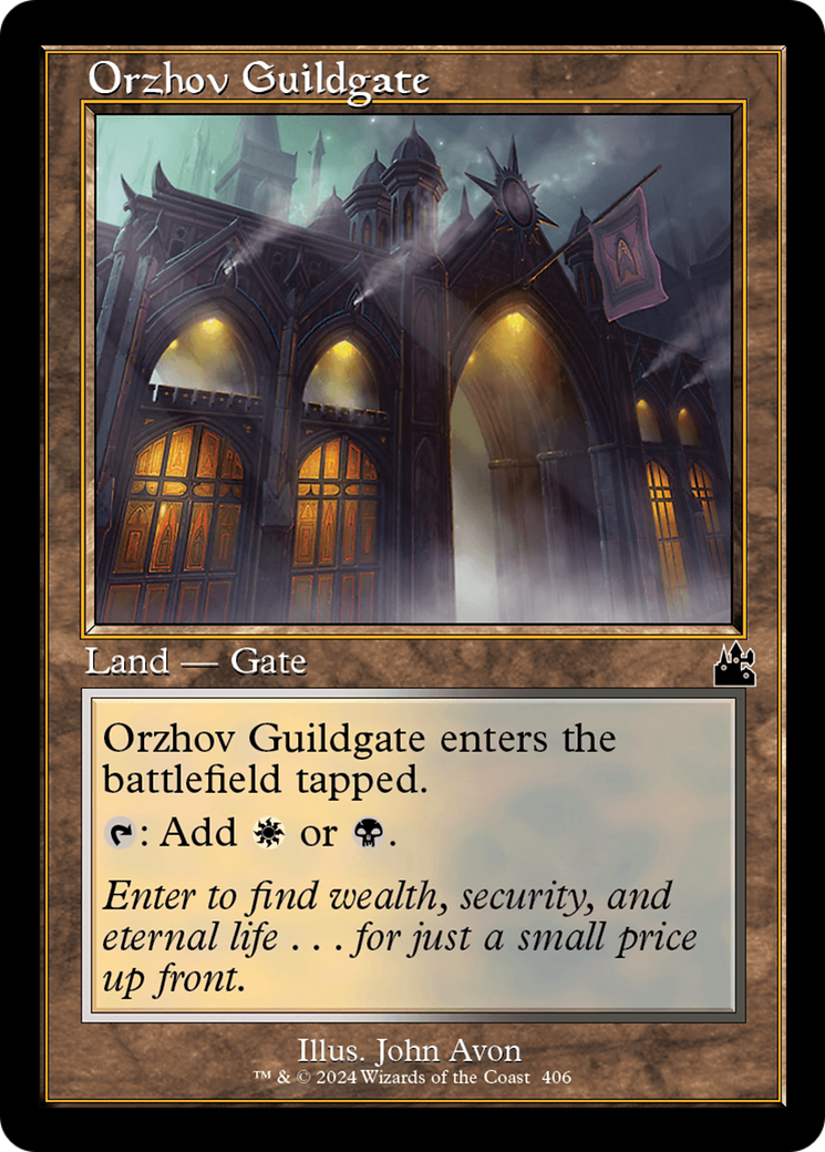 Orzhov Guildgate (Retro Frame) [Ravnica Remastered] | Arkham Games and Comics