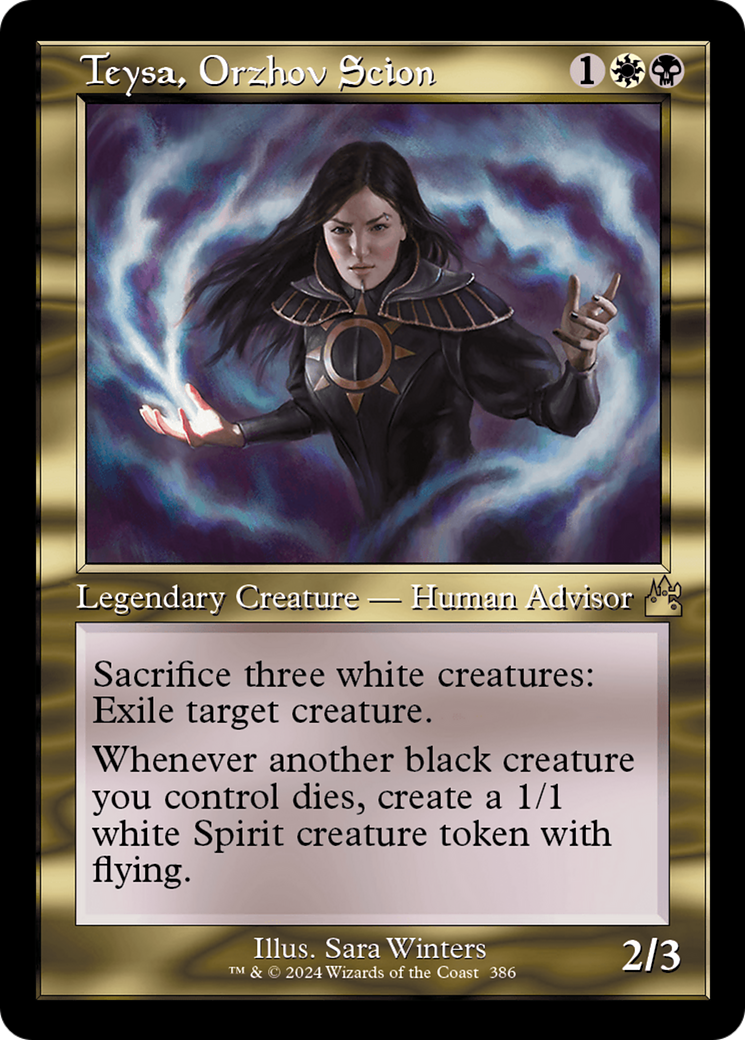 Teysa, Orzhov Scion (Retro Frame) [Ravnica Remastered] | Arkham Games and Comics