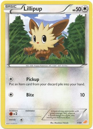 Lillipup (1/30) [Black & White: Trainer Kit - Excadrill] | Arkham Games and Comics