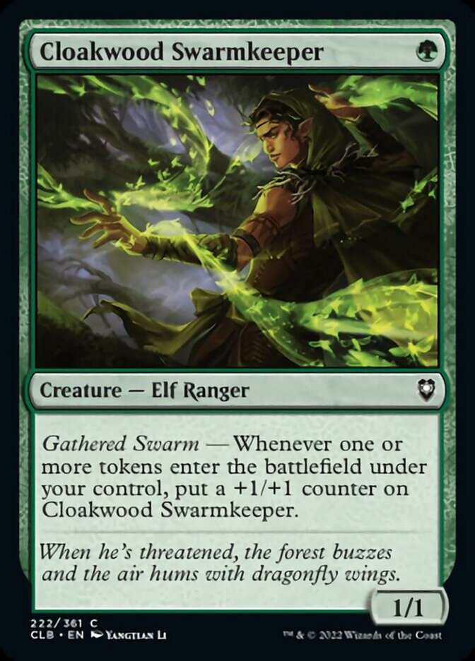 Cloakwood Swarmkeeper [Commander Legends: Battle for Baldur's Gate] | Arkham Games and Comics